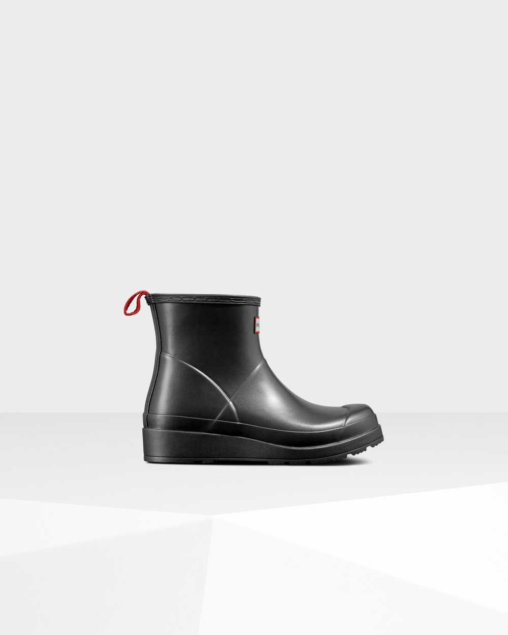 Hunter Original Play Short Pearlized Mid-Calf Women's Rain Boots NZ-44856K Black